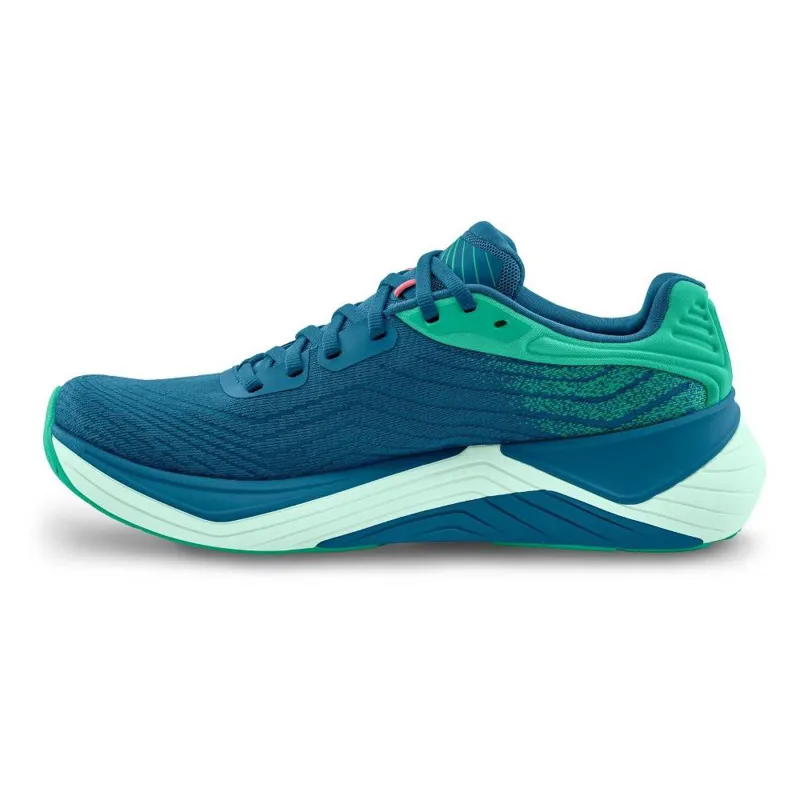 Topo Athletic Women's Ultrafly 5 Running Shoes in Blue/Aqua -4