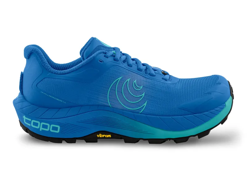 Topo Athletic Women's Mountain MTN Racer 4 Trail Shoes in Blue/Blue