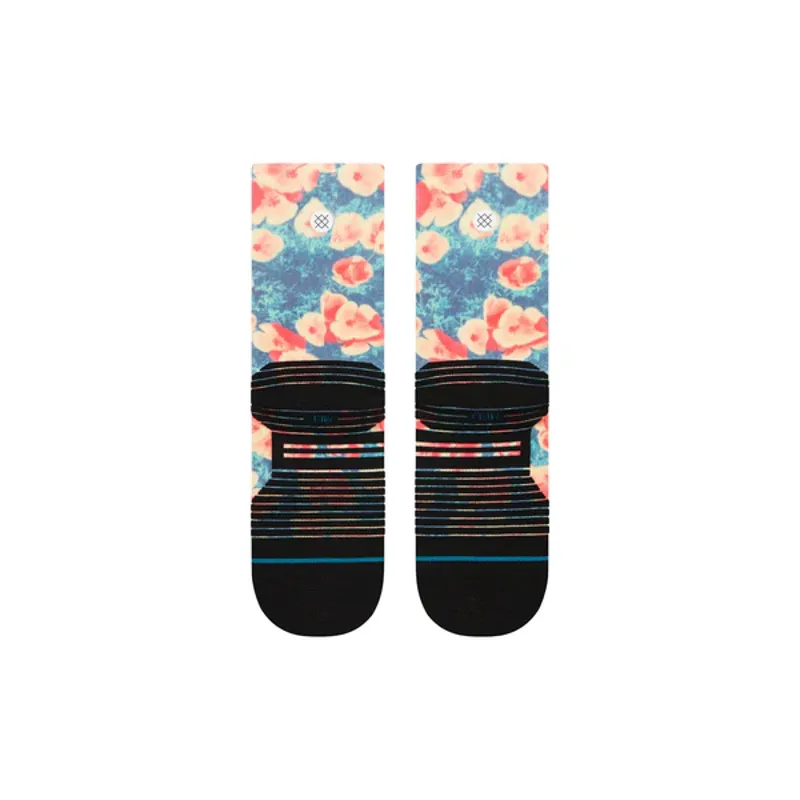 Stance Socks Women's Pop Light Crew Running Socks in  Black-1