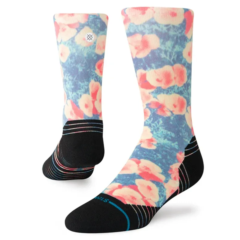 Stance Socks Women's Pop Light Crew Running Socks in  Black-2