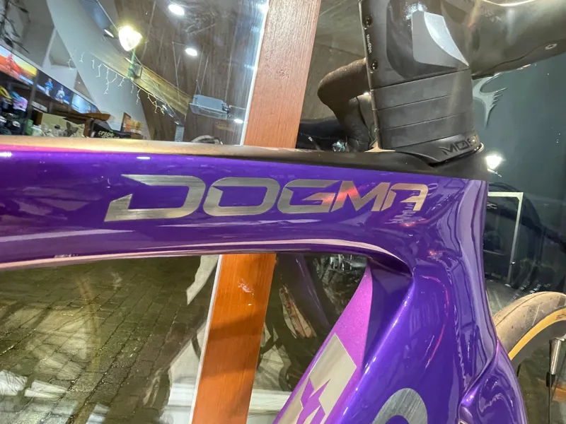 Pinarello Dogma F Custom-Build Di2 Spec with Violet Purple Frameset - 53cm-5