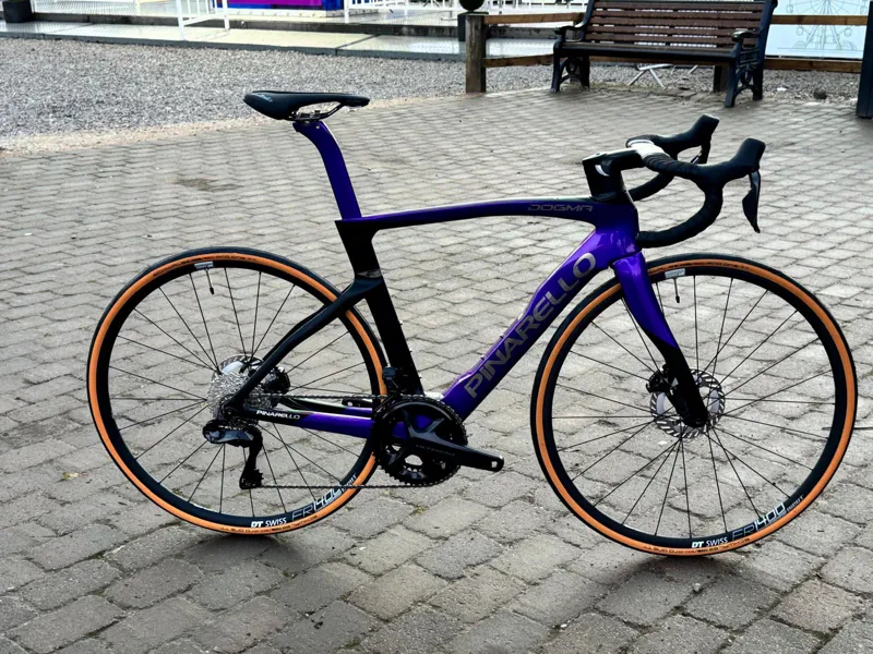 Pinarello Dogma F Custom-Build Di2 Spec with Violet Purple Frameset - 53cm-1