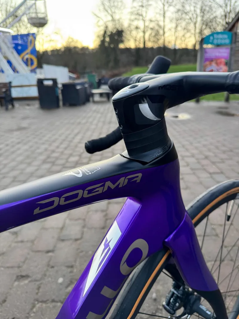 Pinarello Dogma F Custom-Build Di2 Spec with Violet Purple Frameset - 53cm-2
