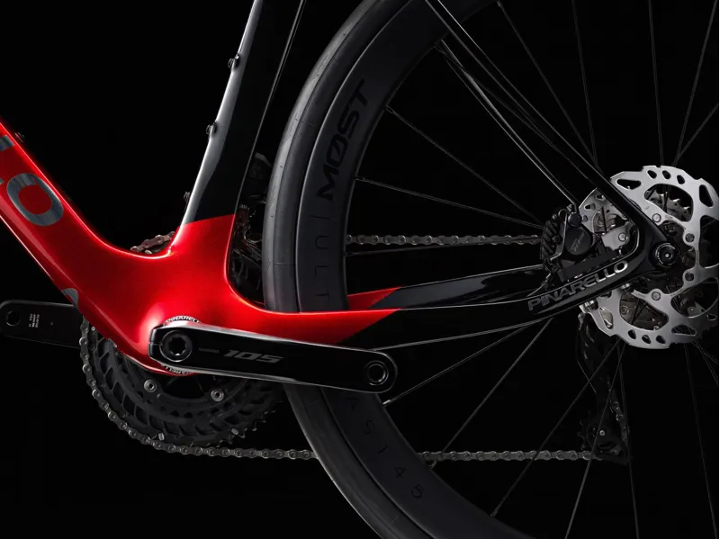 Pinarello X5 105 Di2 Road Bike in Starry Red Shiny - 54.5CM-4