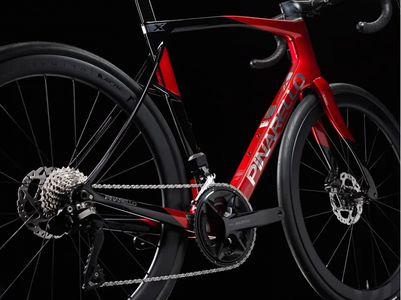 Pinarello X5 105 Di2 Road Bike in Starry Red Shiny - 54.5CM-5