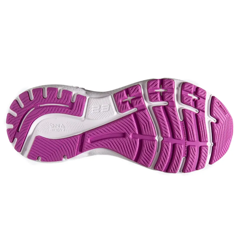 Brooks Women's Adrenaline GTS 23 Running Shoes in Orchid/Black/Purple-2