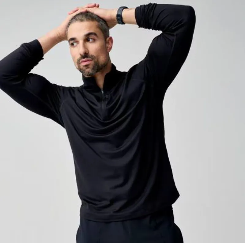 Brooks Men's Dash 1/4 Zip 3.0 Bestselling Running Top in Black-2