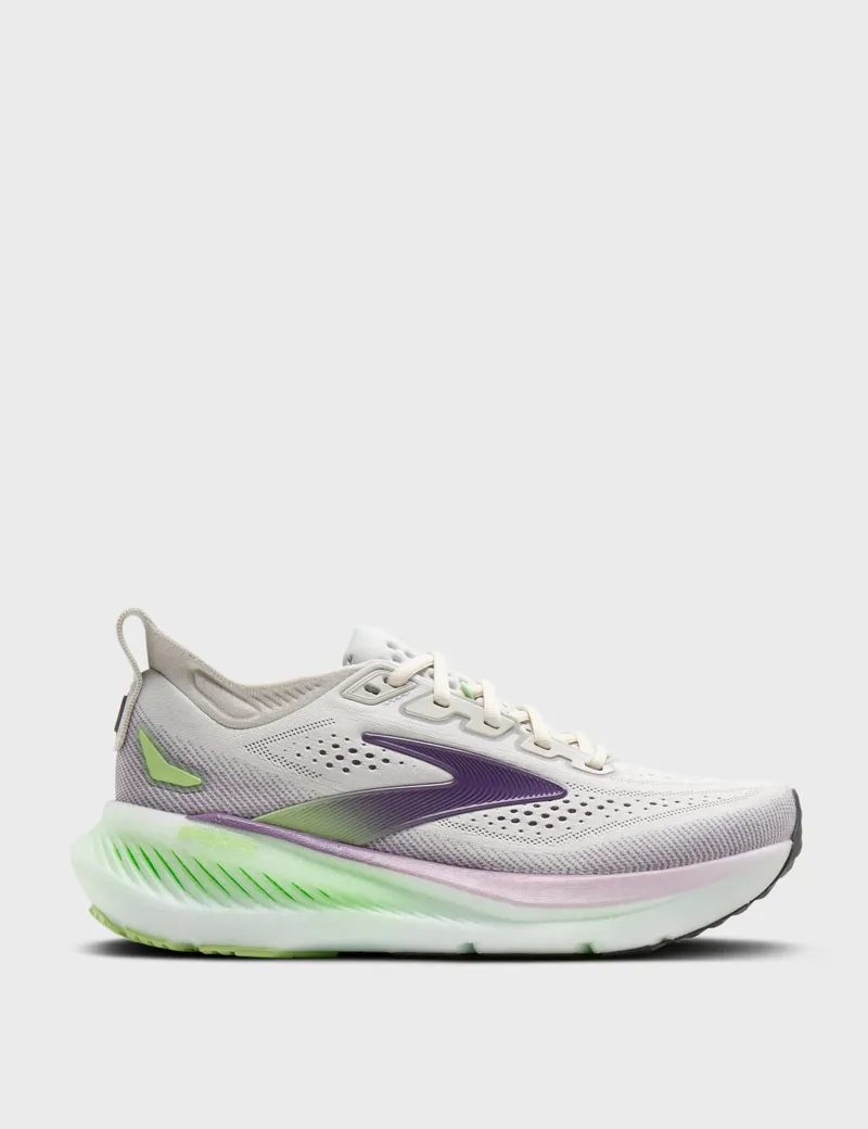 Brooks Men's Glycerin 23 Running Shoes in Antarctica/Grape/Green Gecko-7