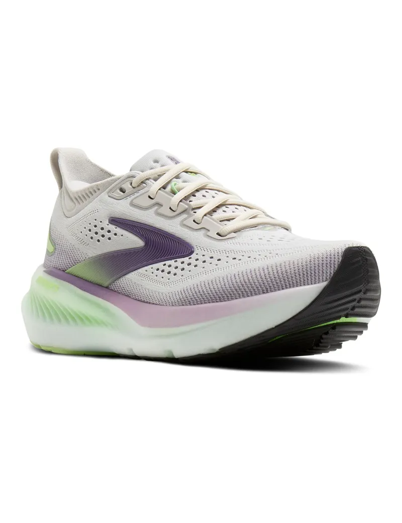 Brooks Men's Glycerin 23 Running Shoes in Antarctica/Grape/Green Gecko-6