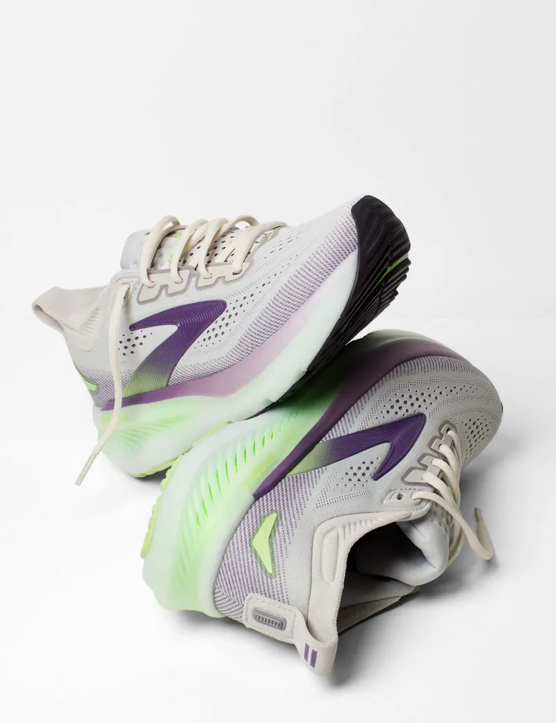 Brooks Men's Glycerin 23 Running Shoes in Antarctica/Grape/Green Gecko-1