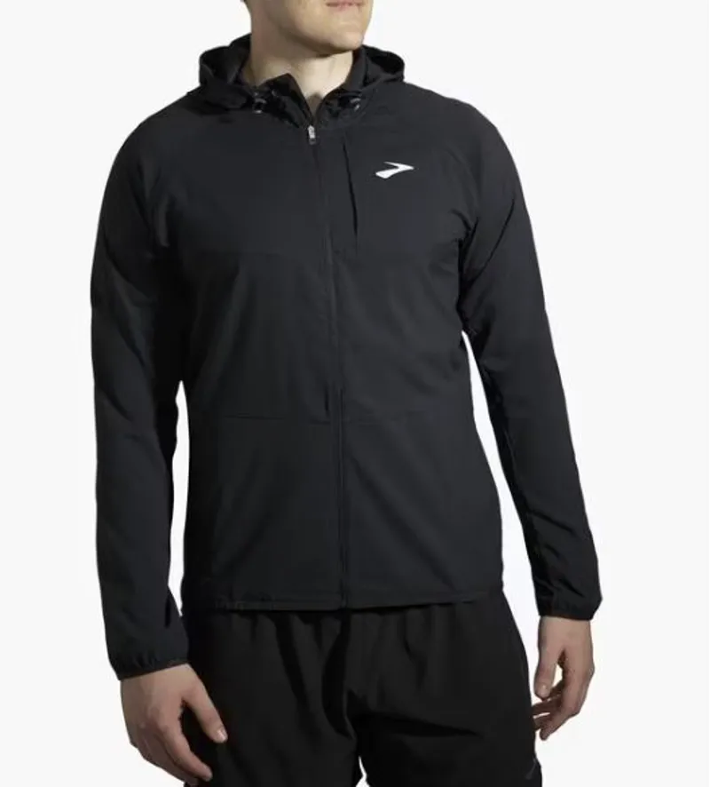 Brooks Men's Canopy Running Jacket in Black-6