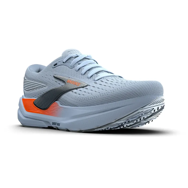 Brooks Men's Ghost Max 3 Running Shoes in Skyway/Blue/Orange-1