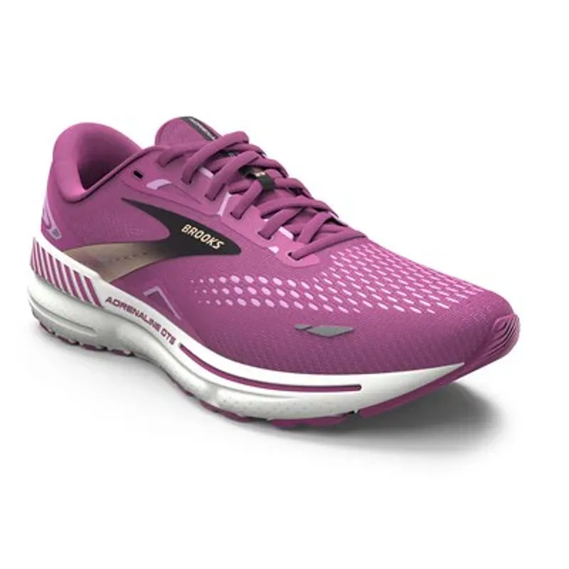 Brooks Women's Adrenaline GTS 23 Running Shoes in Orchid/Black/Purple-1