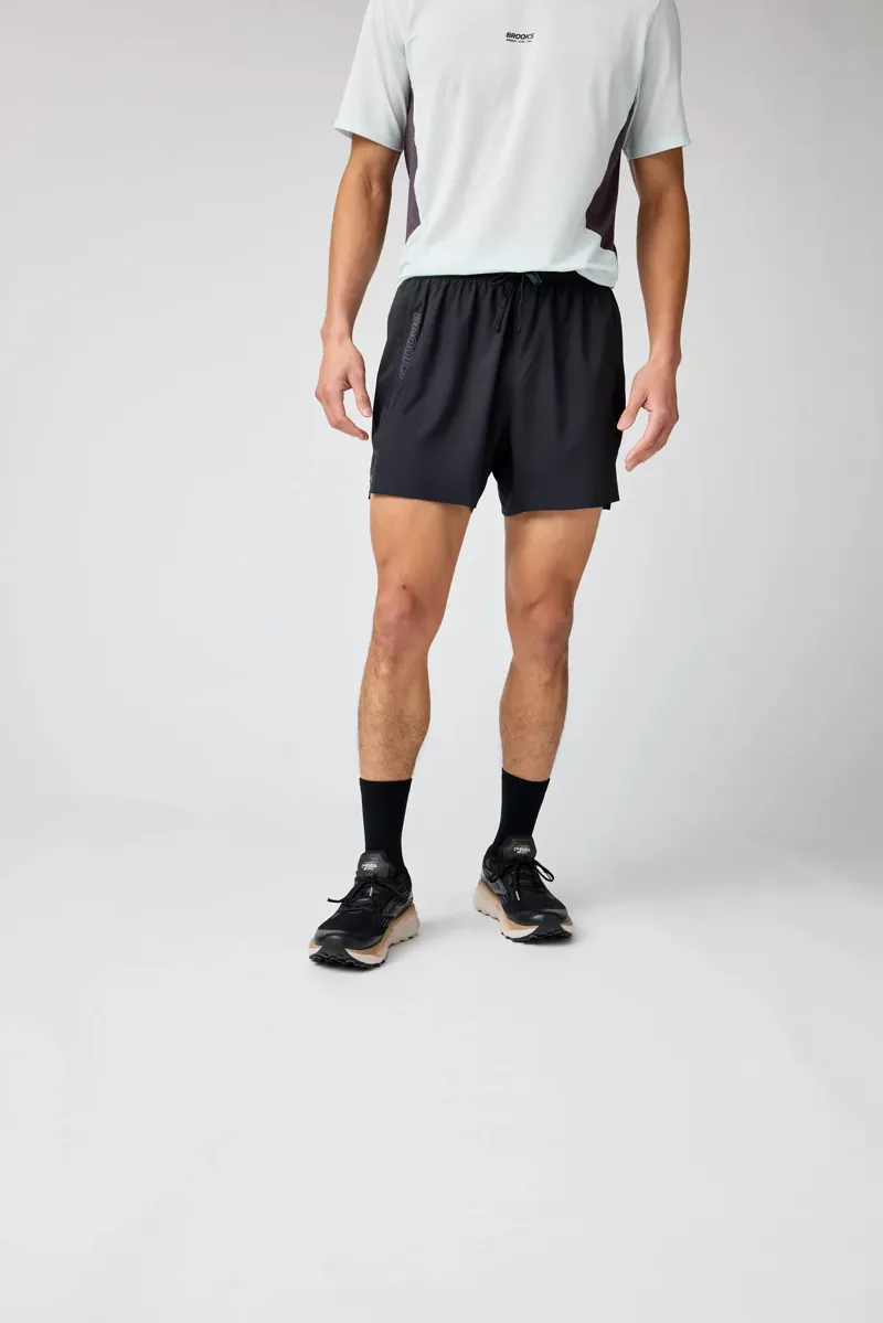 Brooks Men's Cascadia Running Shorts in Black