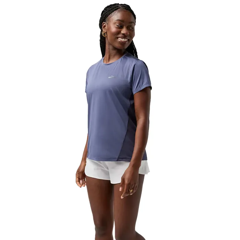 Brooks Sprint Free Short Sleeve 3.0 Top in Nightshadow/Dk Nightshadow-2