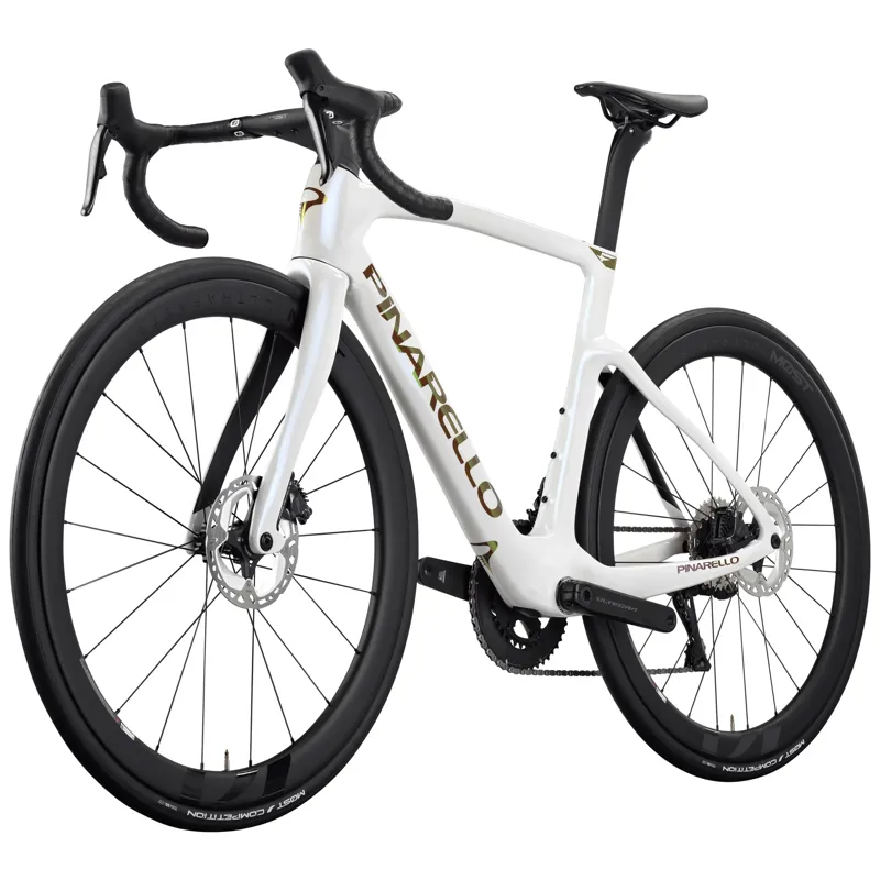 Pinarello F7 Ultegra Di2 Road Bike in Shiny Alabaster White - 53CM-2