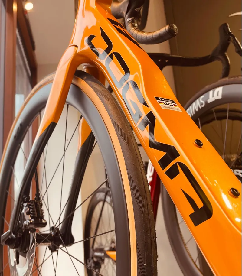 Pinarello Dogma F 56cm Ultegra Custom Build Road Bike - Electro Orange-4