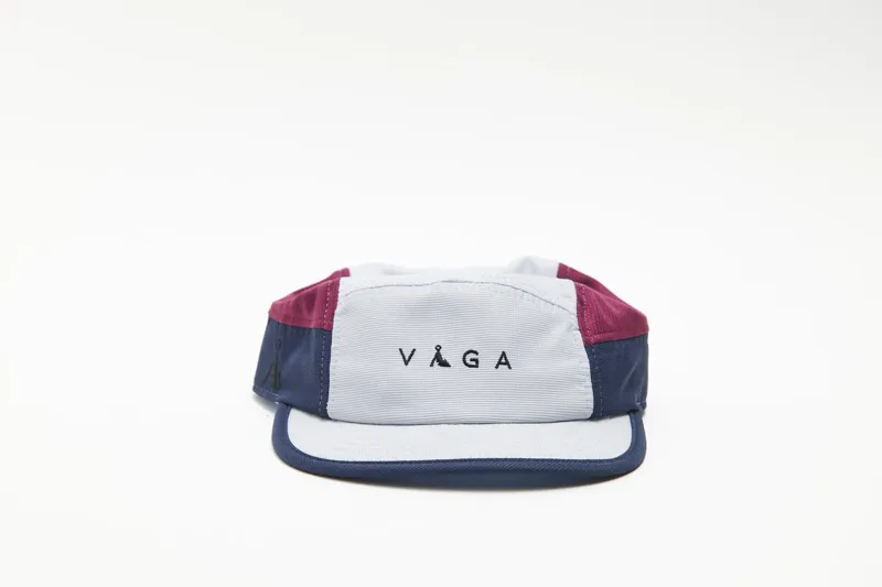 Vaga Club Running Cap in Light Grey / Bordo / Navy