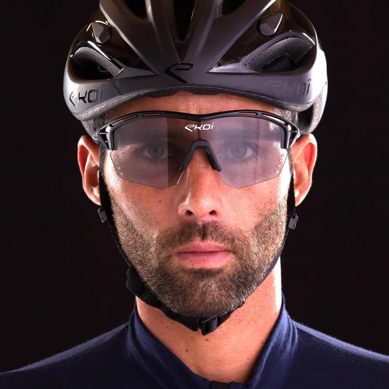 EKOI PersoEvo4 PH Cat 1-2 Cycling Glasses in Matte Black-8
