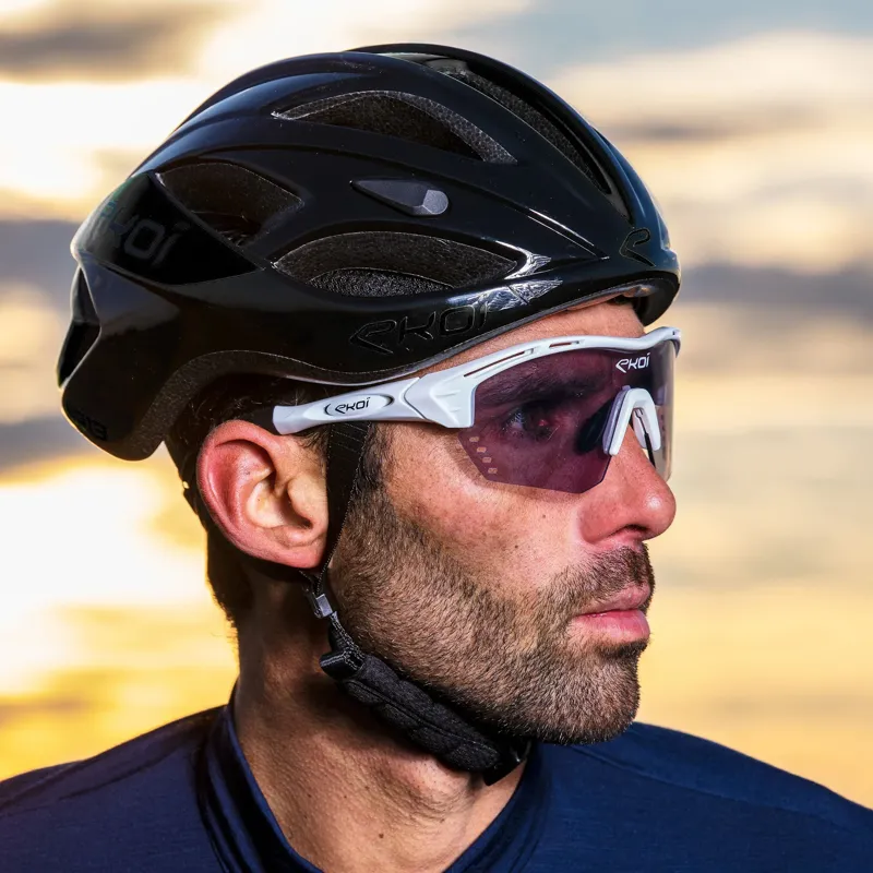 EKOI Cycling Glasses PERSOEVO4 PH Cat1-2 in White-9