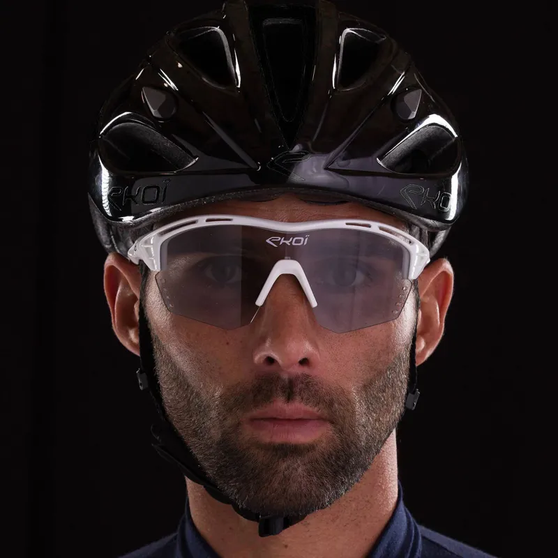 EKOI Cycling Glasses PERSOEVO4 PH Cat1-2 in White-7