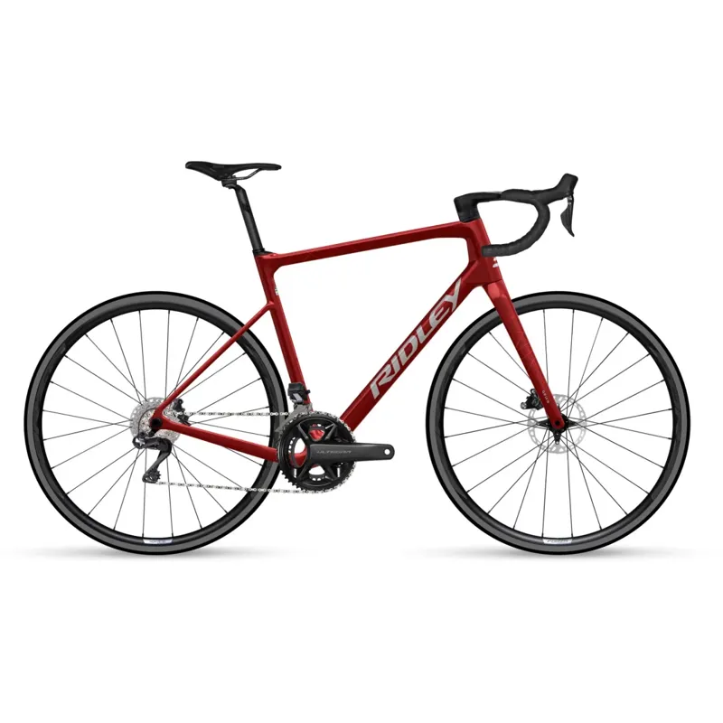 Ridley Grifn 105 DI2 2x12 Road Bike in Candy Red
