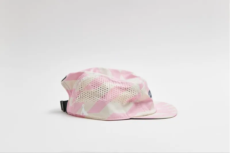 Vaga Feather Racing Cap Taupe Grey / Pastel Pink / Navy Blue-1