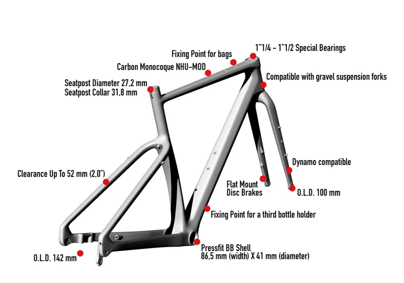 Wilier Adlar GRX Graff Gravel Bike in Grey Yellow-6