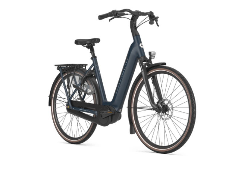 Gazelle GRENOBLE C8 H53 2026 530WH Electric Bike in Between Blue-1