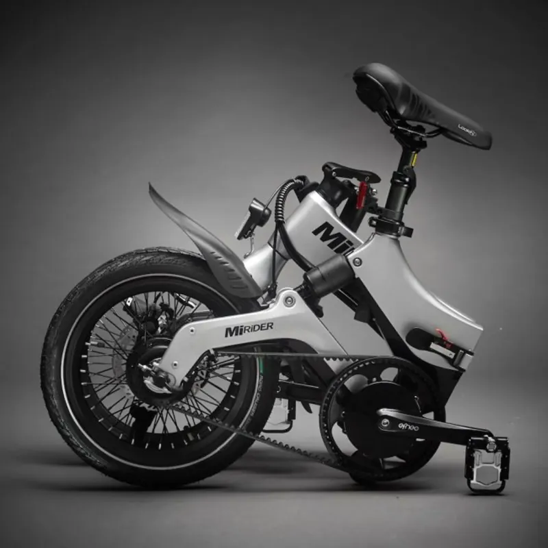 MiRiDER GB3 Folding Electric Bike in Platinum Silver-4