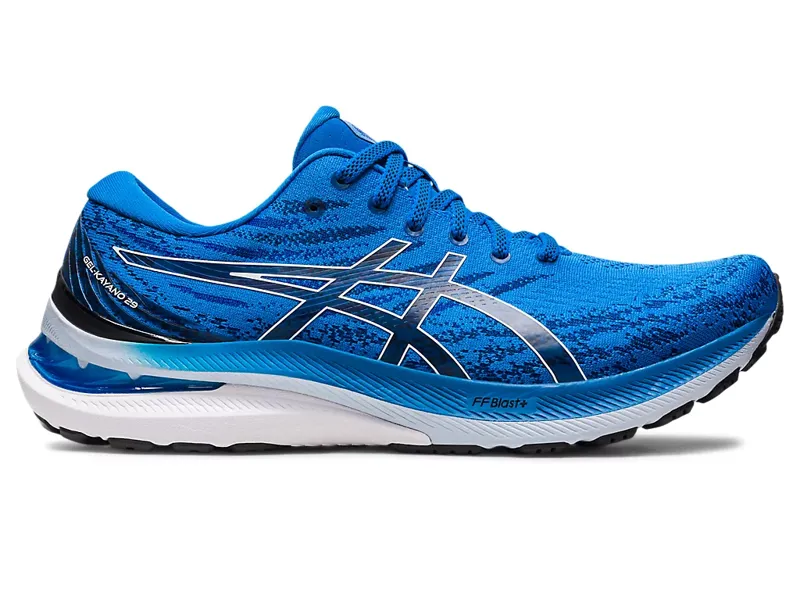 Asics Men's Gel - Kayano 29 Road Running Shoes in Electric Blue/White