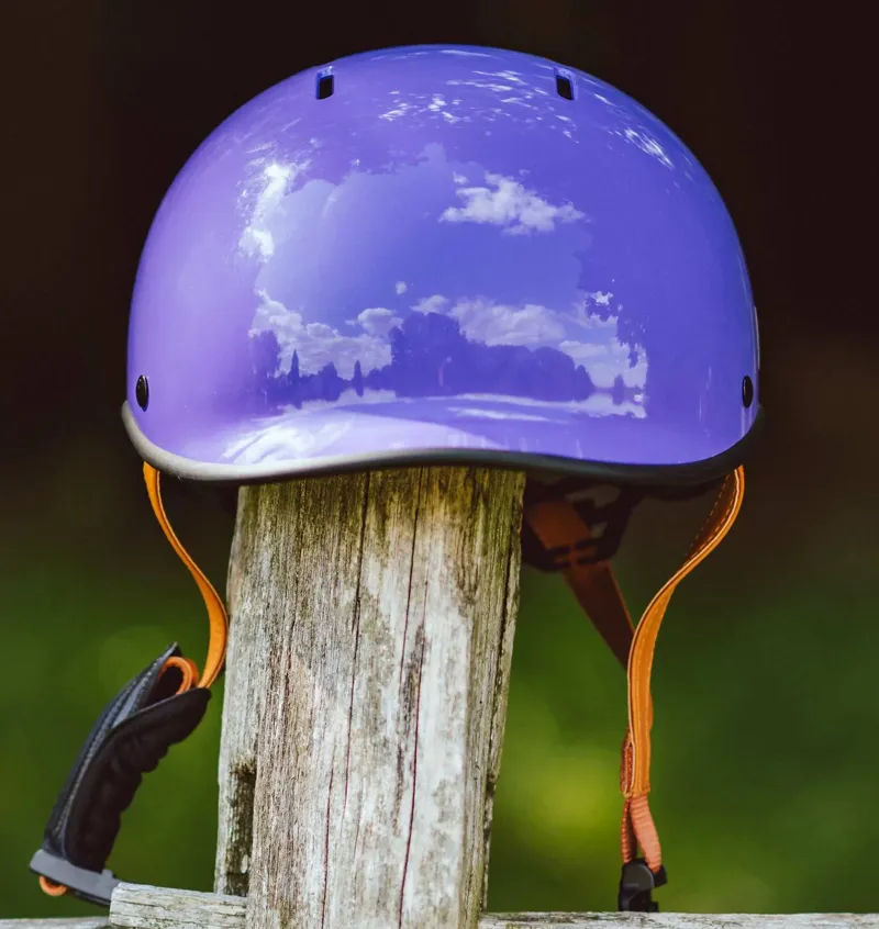 Yomo Kids Cycling Helmet in Glossy Purple-3