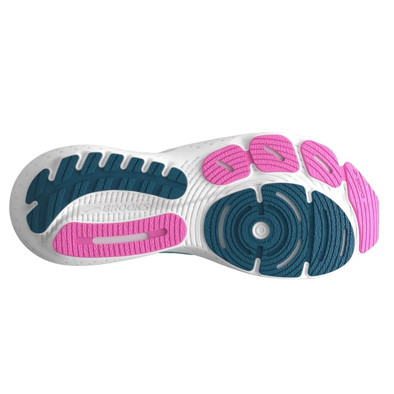 Brooks Women's Glycerin 21 Running Shoes in Moroccan Blue/Aqua/Pink-1