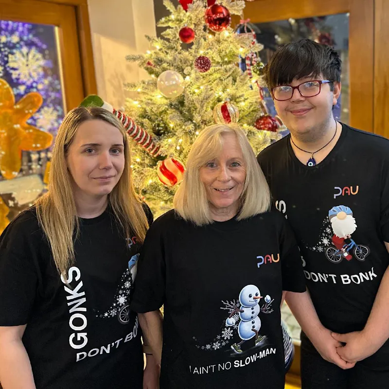 PAU Festive Gift Aint No Slowman T Shirt-1