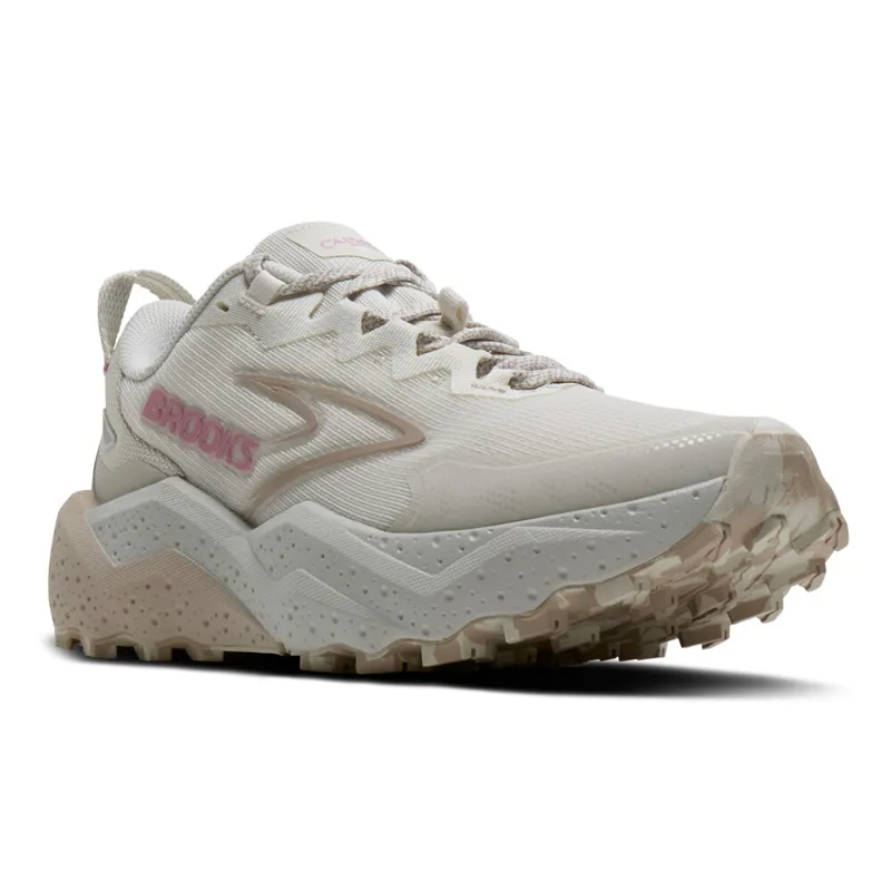 Brooks Women's Caldera 8 Trail Running Shoes in Vaporous Grey White -1