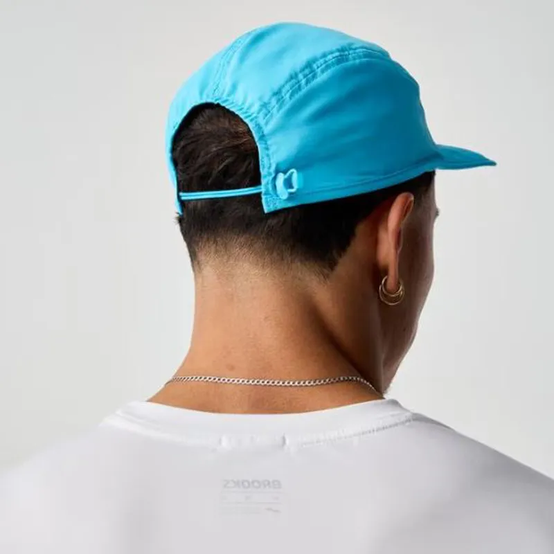 Brooks Unisex Lightweight Packable Running Hat 2.0 Blazing Blue/White-2