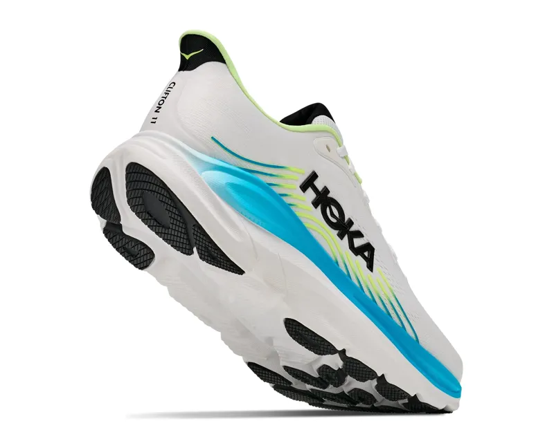 Hoka Men's Clifton 11 Running Shoes in Frost Black -6