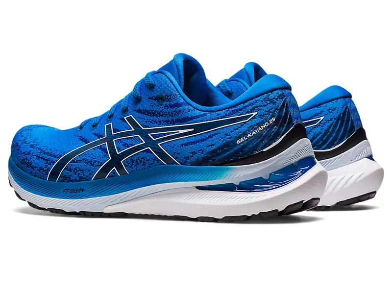 Asics Men's Gel - Kayano 29 Road Running Shoes in Electric Blue/White-4