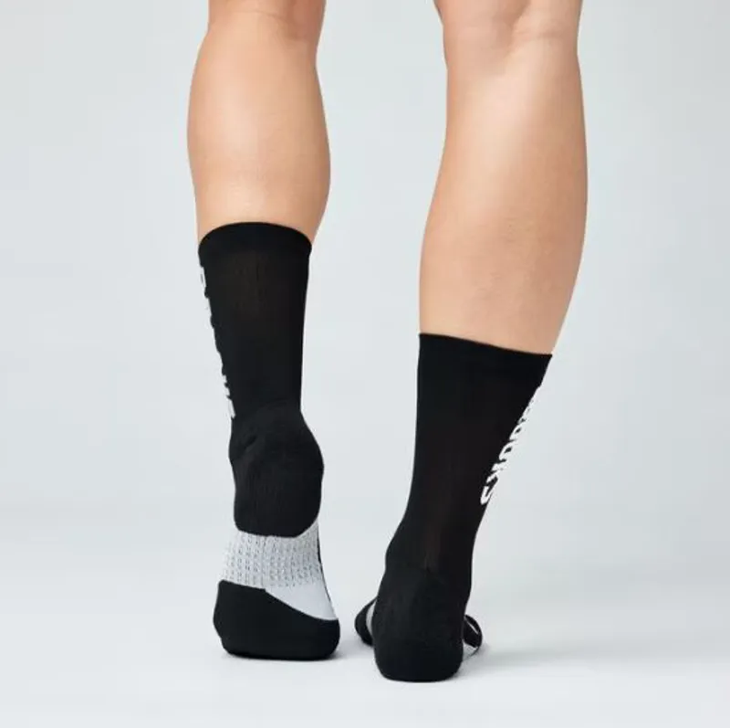 Brooks Ghost Crew Running Socks in Black-1