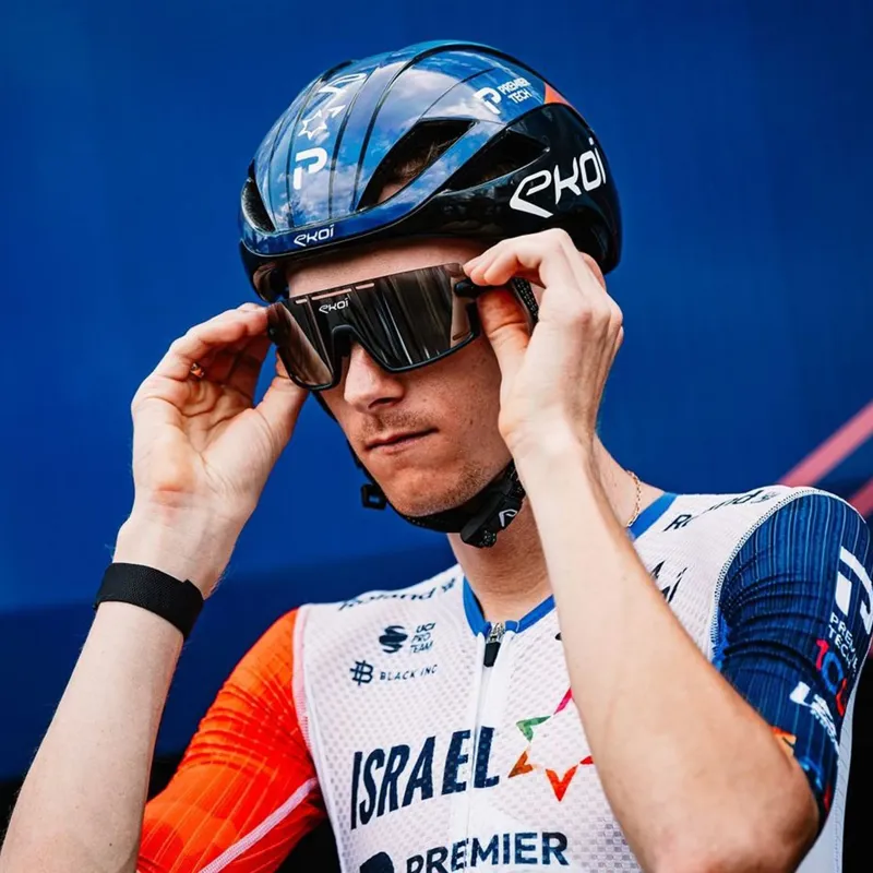 EKOI PERSOEVO8 Cat3 Cycling Glasses in Black Mirror-7