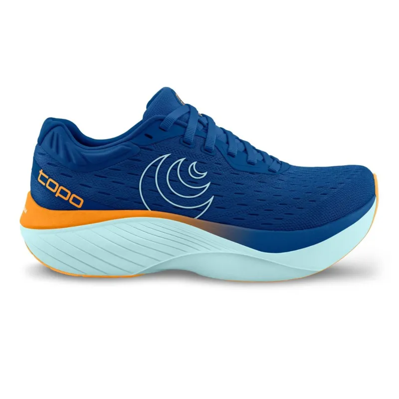 Topo Athletic Men's Atmos Running Shoes in Blue/Orange