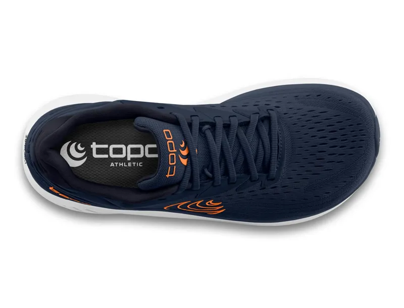 Topo Men's Atmos 2 Running Shoes in Blue Navy/Orange-1