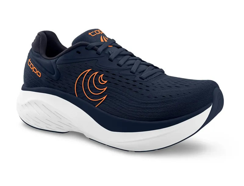 Topo Men's Atmos 2 Running Shoes in Blue Navy/Orange-4
