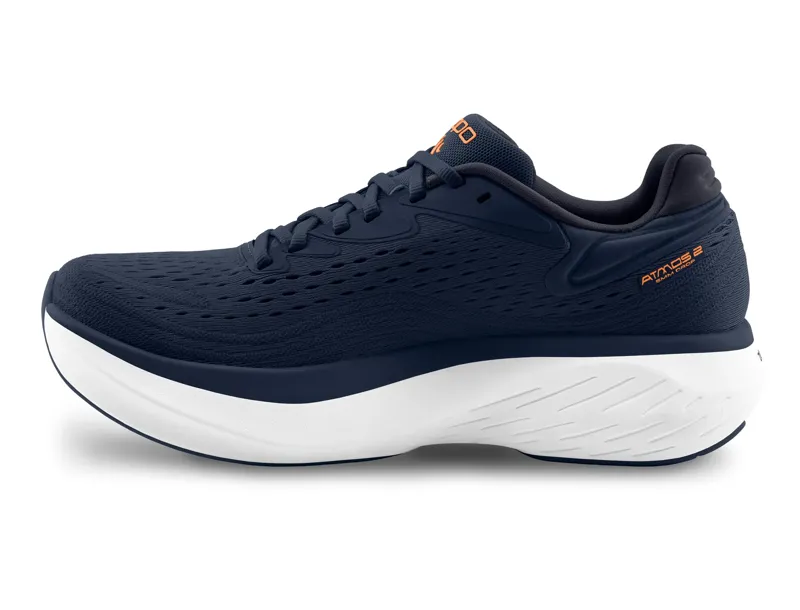 Topo Men's Atmos 2 Running Shoes in Blue Navy/Orange-3