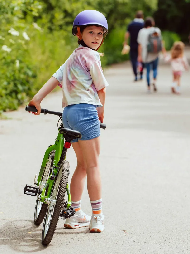 Yomo Kids Cycling Helmet in Matt Purple-1