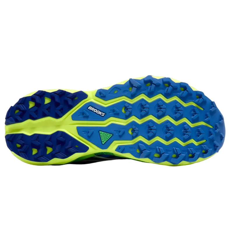 Brooks Men's Cascadia 19 Trail Shoes in Surf the Web/Nightlife/White-3