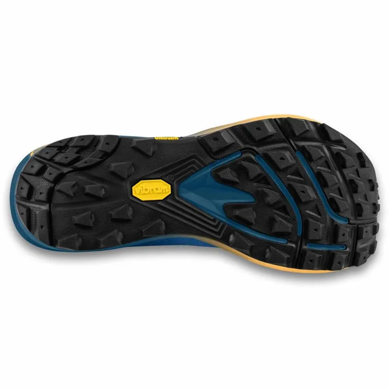 Topo Athletic Men's Mountain MTN Racer 4 Trail Running shoes in Navy/Orange-3