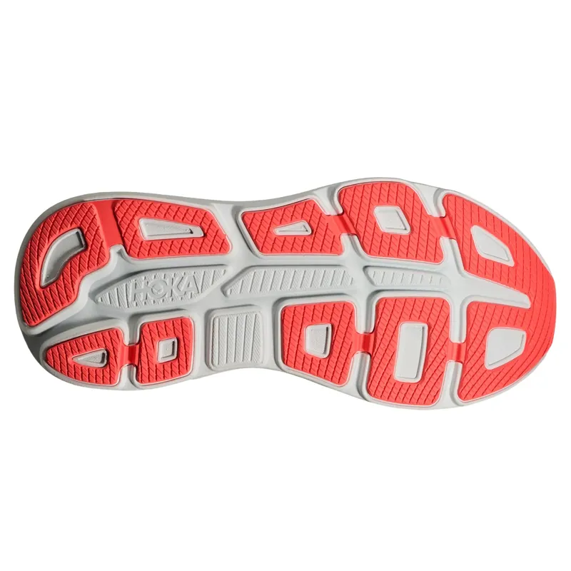 Hoka Women's Bondi 9 Running Shoes in Neon Yuzu / Sunlight-6