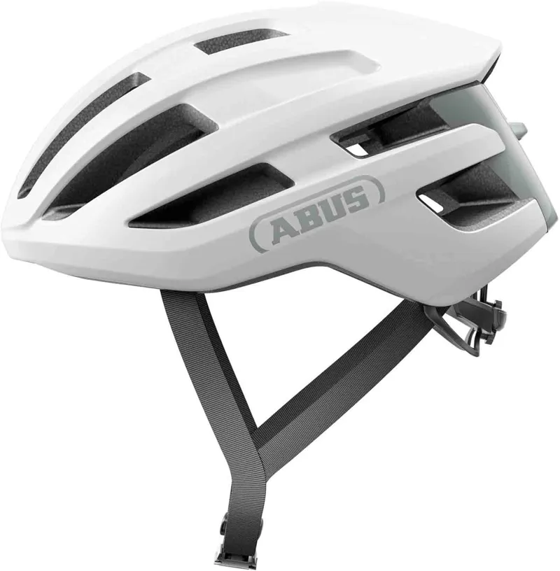 ABUS PowerDome Cycling Helmet in Polar White