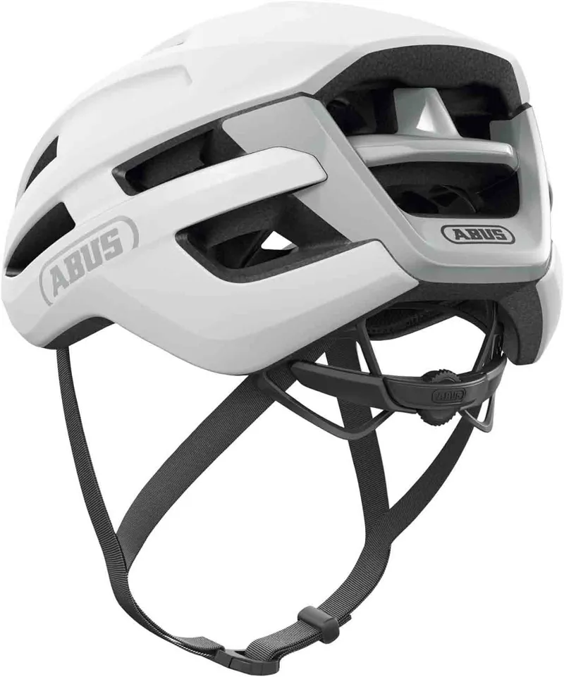 ABUS PowerDome Cycling Helmet in Polar White-1